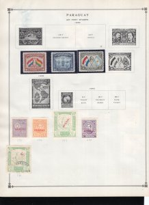 HS&C: Paraguay BoB Stamp Lot Approx Cat $135 Airmail,Semi-post , Interior Office