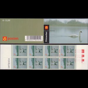 NORWAY 1999 - Scott# 1219A Booklet-Swans NH