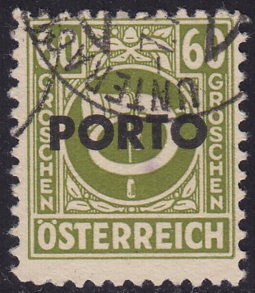 Austria - 1946 - Scott #J200 - used - Overprint