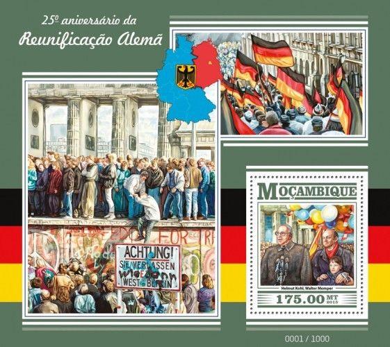 Germany Berlin Architecture Politics Kohl Gorbachev Mozambique MNH stamp set