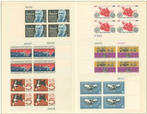 United States #1261/1307 Mint (NH) Plate Block