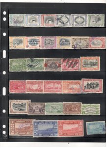 COSTA RICA COLLECTION ON STOCK SHEET MINT/USED