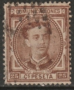 Spain 1876 Sc 225 used