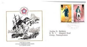 Pitcairn Island, Worldwide First Day Cover, Americana