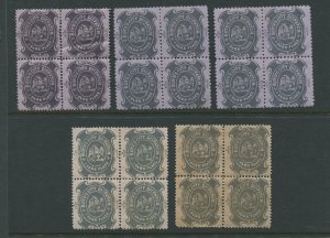 20L35-20L36 BOYD'S CITY DISPATCH LOT OF 5 MINT BLOCKS COLOR STUDY BY2019