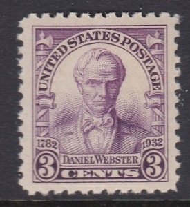 725 Daniel Webster MNH