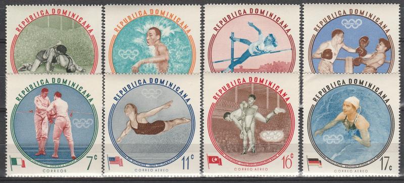 Dominican Republic #525-9, C115-7   MNH