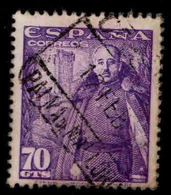 SPAIN Scott 766 Used Franco