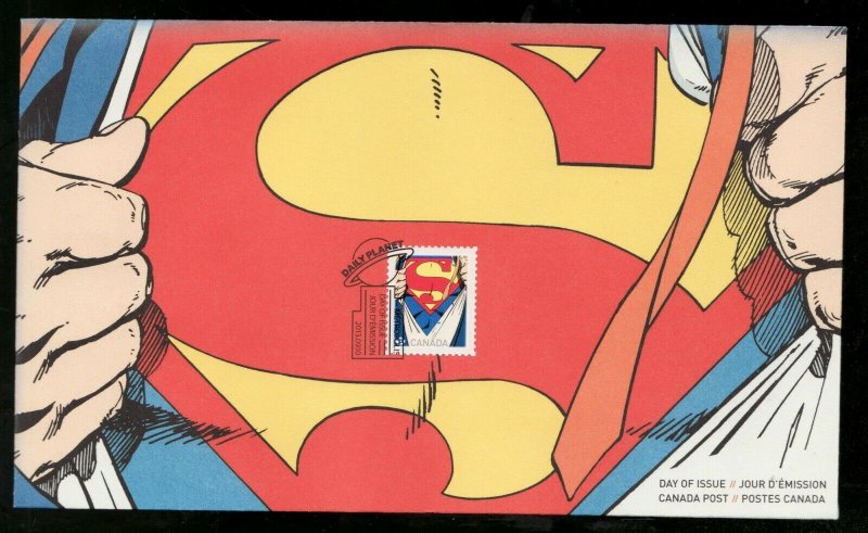 #2678 OFDC - Canada - 2013 - Superman / Daily Planet - Superfleas