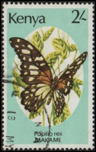 Kenya 431 - Used - 2sh Regal Swallowtail Butterfly (1988) (cv $0.95) (2)