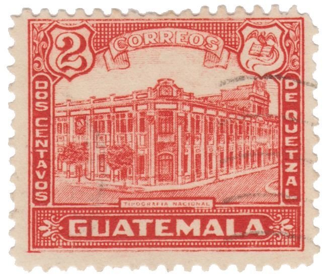 GUATEMALA STAMP 1943 SCOTT # 307. USED. # 3