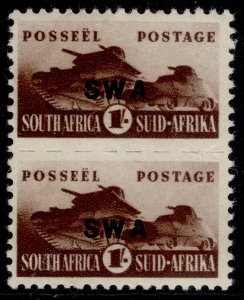 SOUTH WEST AFRICA GVI SG130, 1s brown, M MINT. Cat £20.