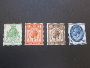 Great Britain 1929 Sc 205-8 set MH