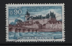 France  #1373  used  1973  Gien Chateau  90c