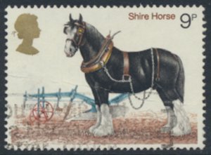 GB  SC# 839  SG 1063  Used Horses    see details & scans