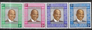 Malawi #58-61  President Banda  set (MLH) CV $1.00