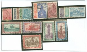 India #207-222 Used Single (Complete Set)