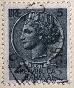 AlexStamps ITALY #626 VF Used 