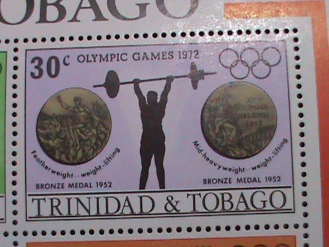 ​TRINIDAD & TOBAGO STAMP:1972 SC# 227a 20TH OLYMPIC GAMES MUNICH'72   MNH S/S