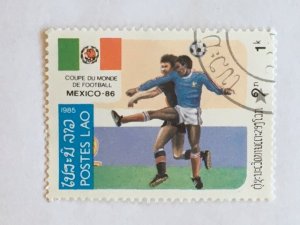 Laos – 1985 – Single “Soccer” Stamp – SC# 613 - CTO