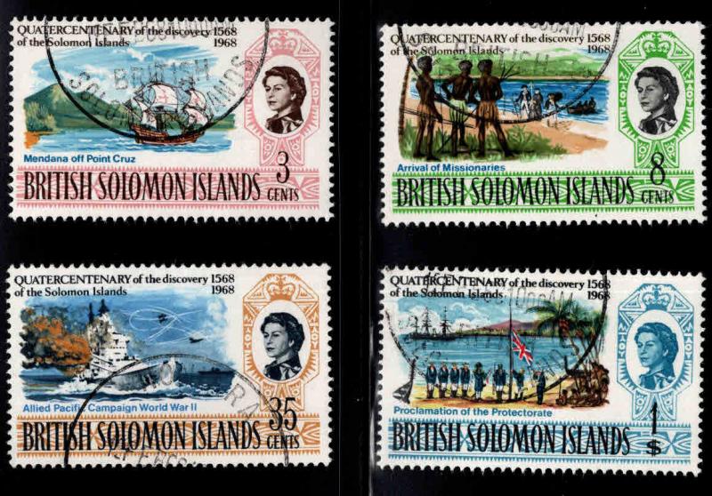 British Solomon Islands Scott 176-179 Used CTO  set