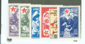 Turkey #RA64-RA69  Single (Complete Set)