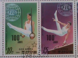 ​KOREA-1981-SC#2784a- CENTENARY OF INTL.GYMNASTIC FEDERATION-CTO-SHEET-VF