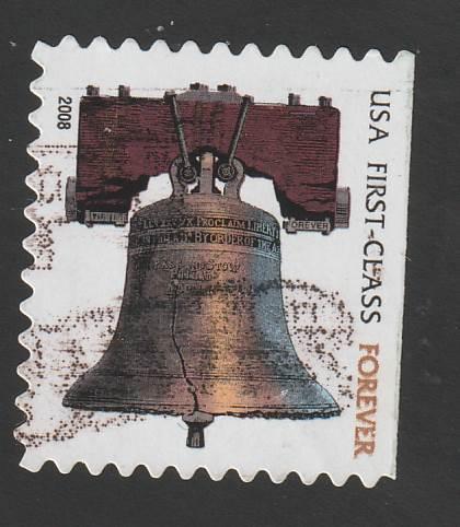 SC# 4125b - (42c) - Liberty Bell w/lg 'Forever', used single dated 2008