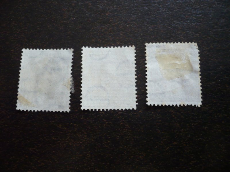 Stamps - Ireland - Scott# 124-125, 127 - Used Part Set of 3 Stamps