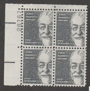 U.S. Scott #1295 Moore Stamp - Mint NH Plate Block