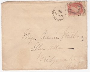 NOVA SCOTIA SPLIT RING TOWN CANCEL ON COVER FRENCH VILLAGE JY 31, 90