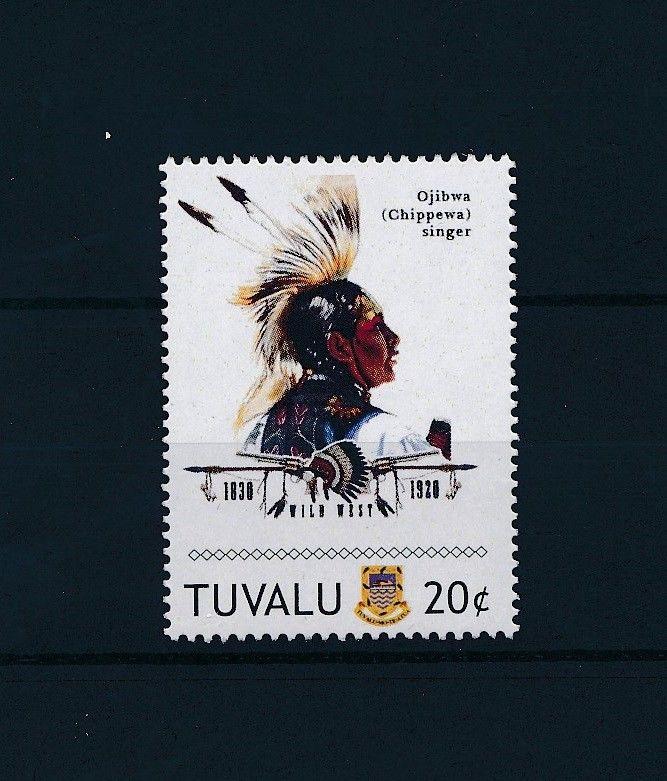 [80918] Tuvalu 2011 Native Americans Indians Ojibwa Singer MNH