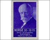 Norway NK 196 Fridjof Nansen (1861-1930) 30 Øre Blue