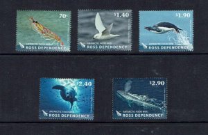 Ross Dependency: 2013,  Antarctic Food Web, MNH set