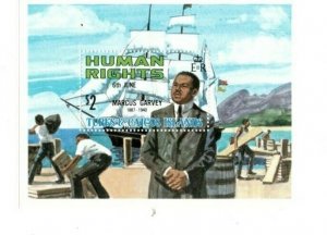 Turks and Caicos 1980 - Human Rights Leaders - Souvenir Sheet Scott #462 MNH