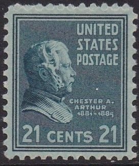 826 Chester Arthur MNH