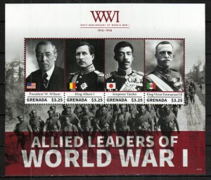 Grenada Stamp 4002  - World War I Leaders