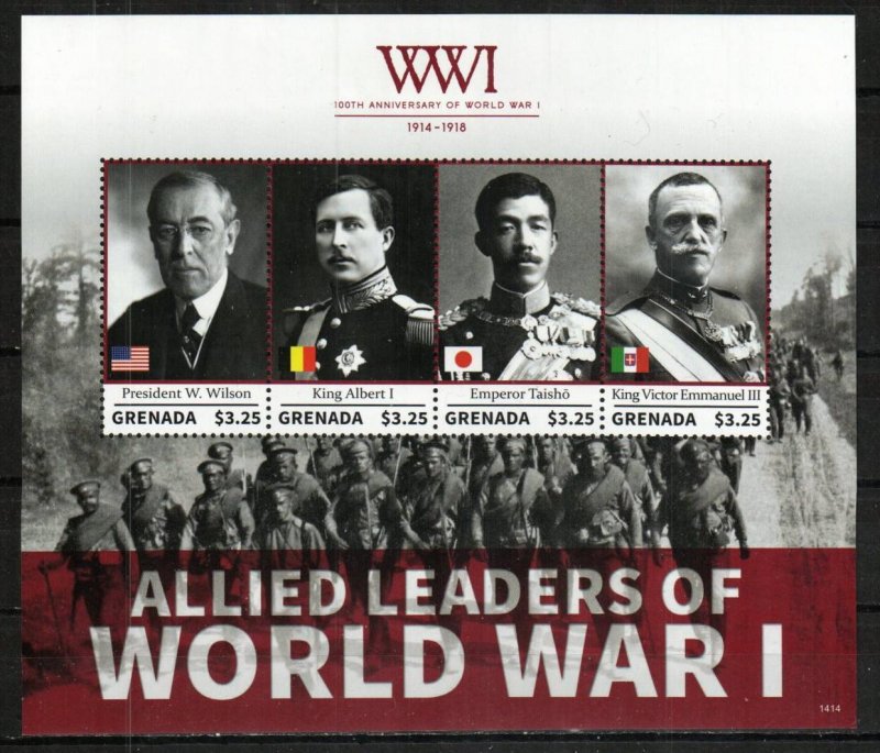 Grenada Stamp 4002  - World War I Leaders