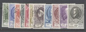 Belgium Scott 435-45 used