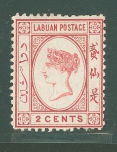 Labuan #33 Unused Single