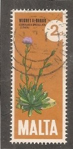 Malta   Scott 432   Thistle   Used