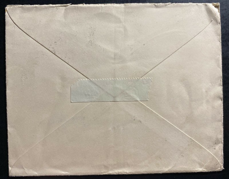 1936 Tanga Tanganyika Airmail cover To Hadleigh England Silver Jubilee Stamps 