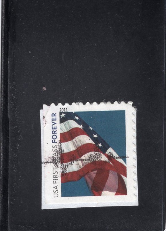 4519 Flag, used on paper