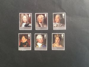 GB 2011. Kings & Queens (5th issue) House of Hanover. Set of 6 used stamps.
