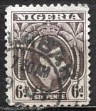 Nigeria; 1938: Sc. # 60: Used Perf. 12 Single Stamp