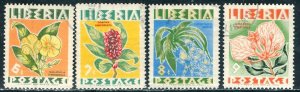 Liberia; 1955: Sc. # 350-353: Used CTO Cpl. Set