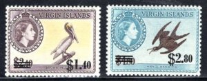 British Virgin Islands #138-139 set VF, Mint (NH),  CV $20.00  ...   6940006