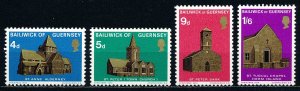 Guernsey #37-40  Set of 4 MH