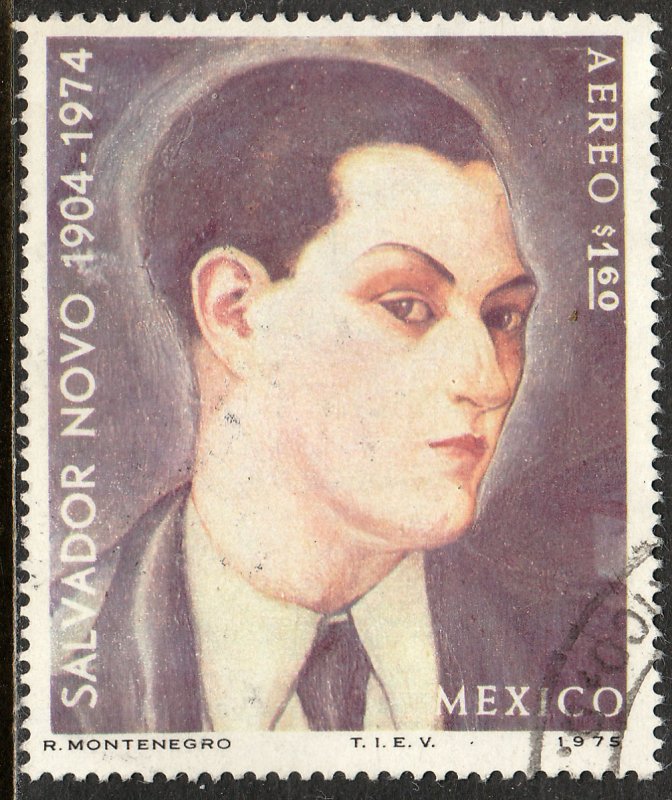 MEXICO C462 In Memoriam Salvador Novo, writer. Used. F-VF. (592)