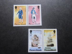 Pitcairn Island 1976 Sc 158-159 set MH